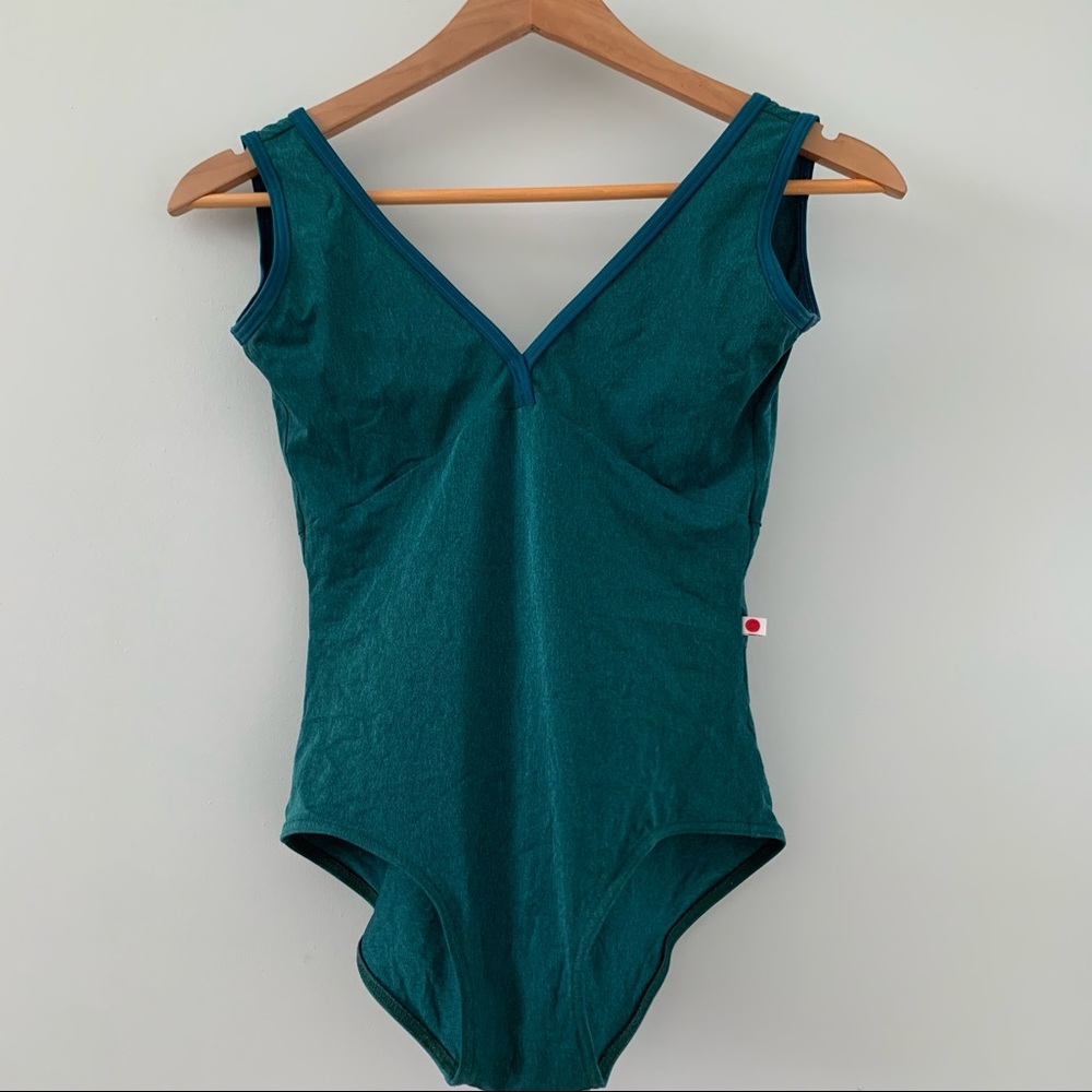 YUMIKO: Alicia teal leotard